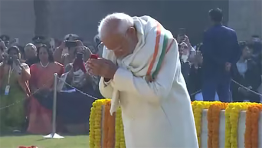 PM Modi-Mahathma Gandhi